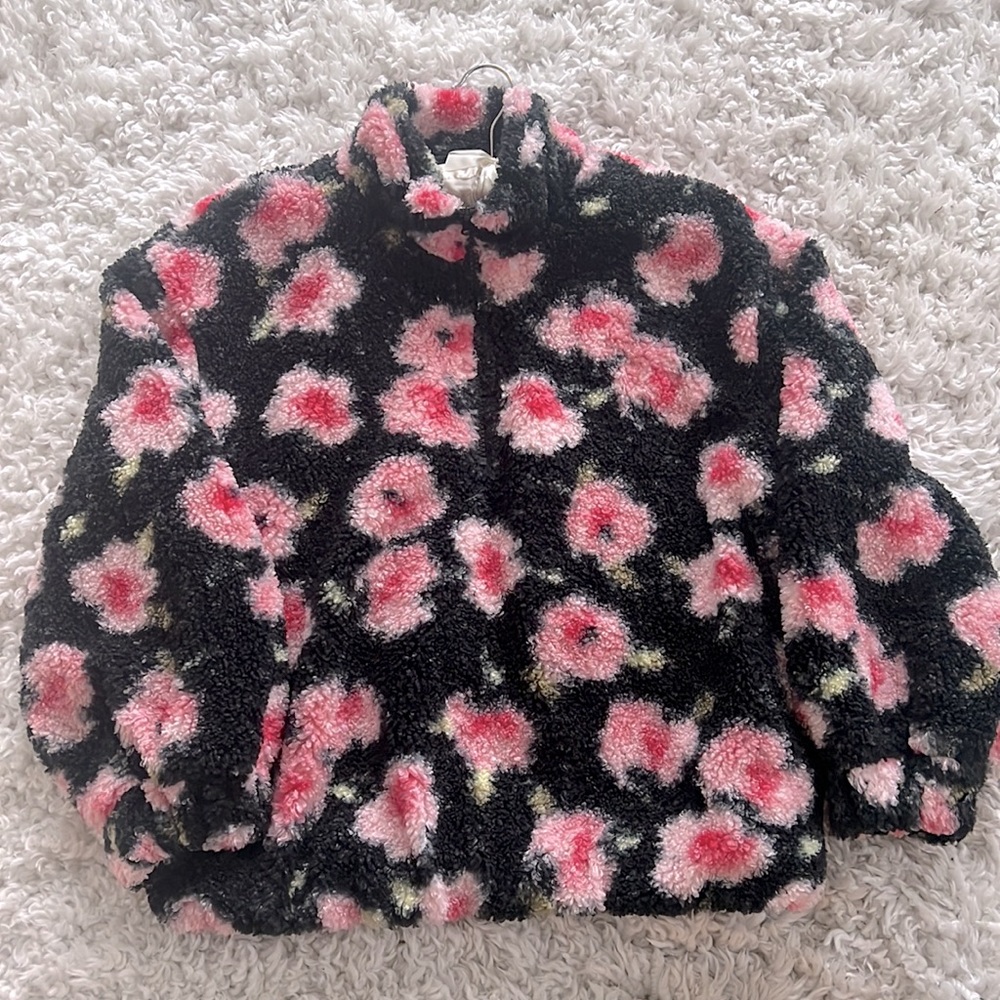 Sandy Liang x Target floral print sherpa jacket Size L - Picture 4 of 8
